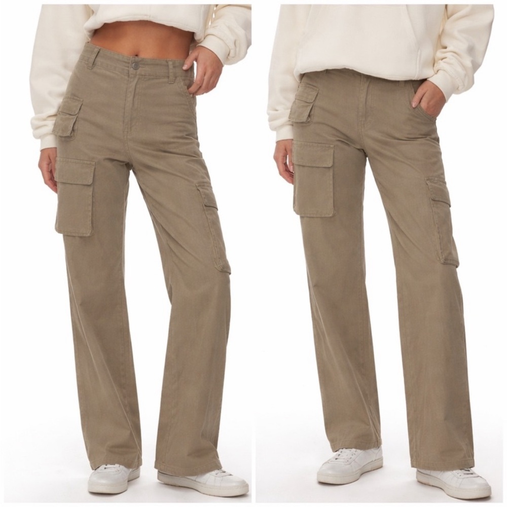 Aritzia Wilfred Free Picture Cargo Dark Grey Pants size 0 - Picture 8 of 8